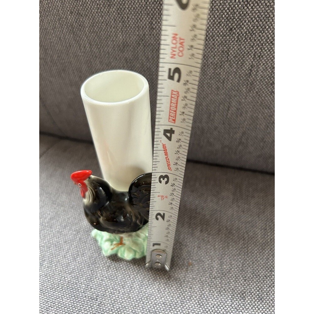 Vintage 1986 The Haldon Group Ceramic Majolica Chicken Candle/toothpick Holder - Picture 3 of 10